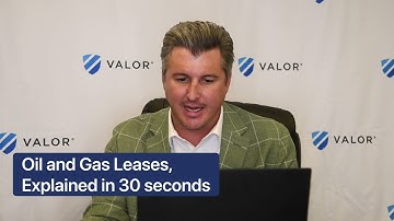 Oil and Gas Leases Explained in 30 Seconds // Matt Autry, President of Oil and Gas