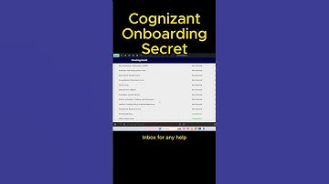 #cognizant Onboarding-update!
