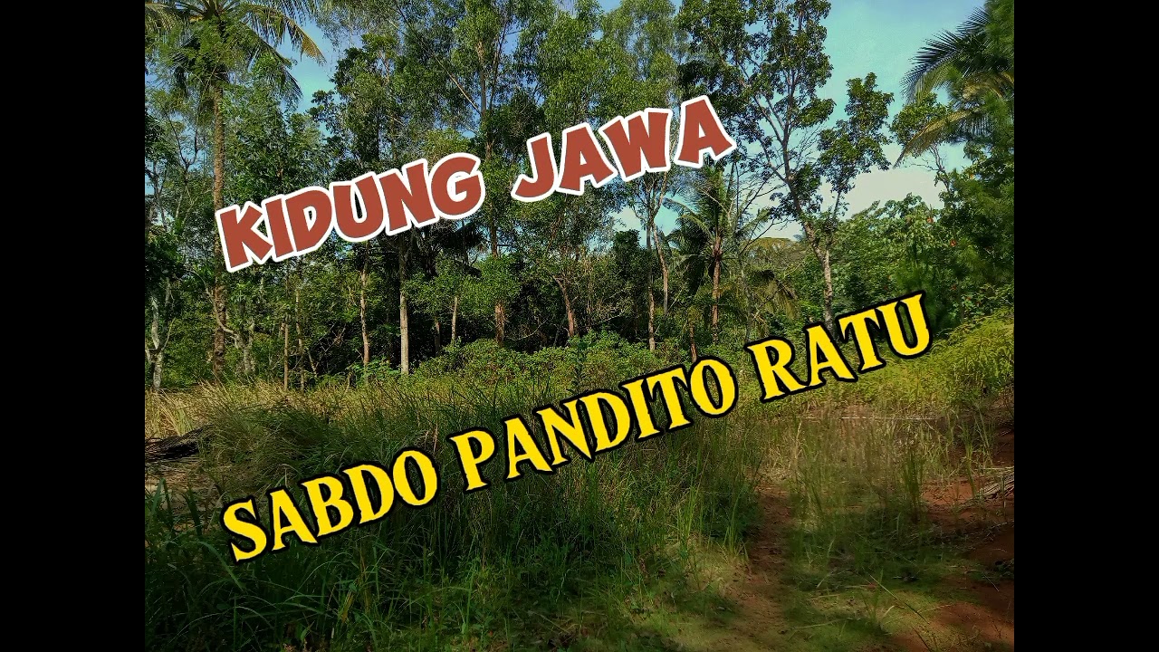 KIDUNG JAWA SABDO PANDITO RATU