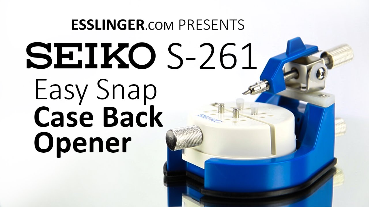 Seiko S261 Easy Snap Watch Back Opener Tool - YouTube