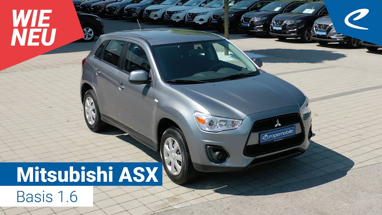 Mitsubishi Asx Basis 1 6 115 Cleartec 2wd Klima Aux Radio Mp3 8 Fach Bereift Youtube