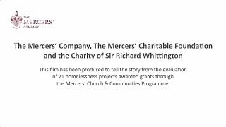The Mercers' Company – Homelessness Projects Evaluation - YouTube