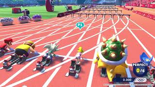 Mario and Sonic at the Olympic Games Tokyo 2020 - 110m Hurdles - World Record Attempt - 11.471s