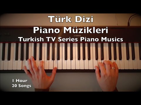 Türk Dizi Piano Müzikleri | 1 Hour 20 Turkish TV Series Musics Tutorial