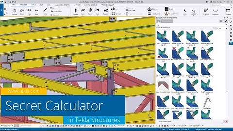 Tekla Structures - Secret Calculator [TS 2022 SP1]