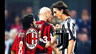 Football Furious and Angry Moments  AC Milan vs Juventus 2005