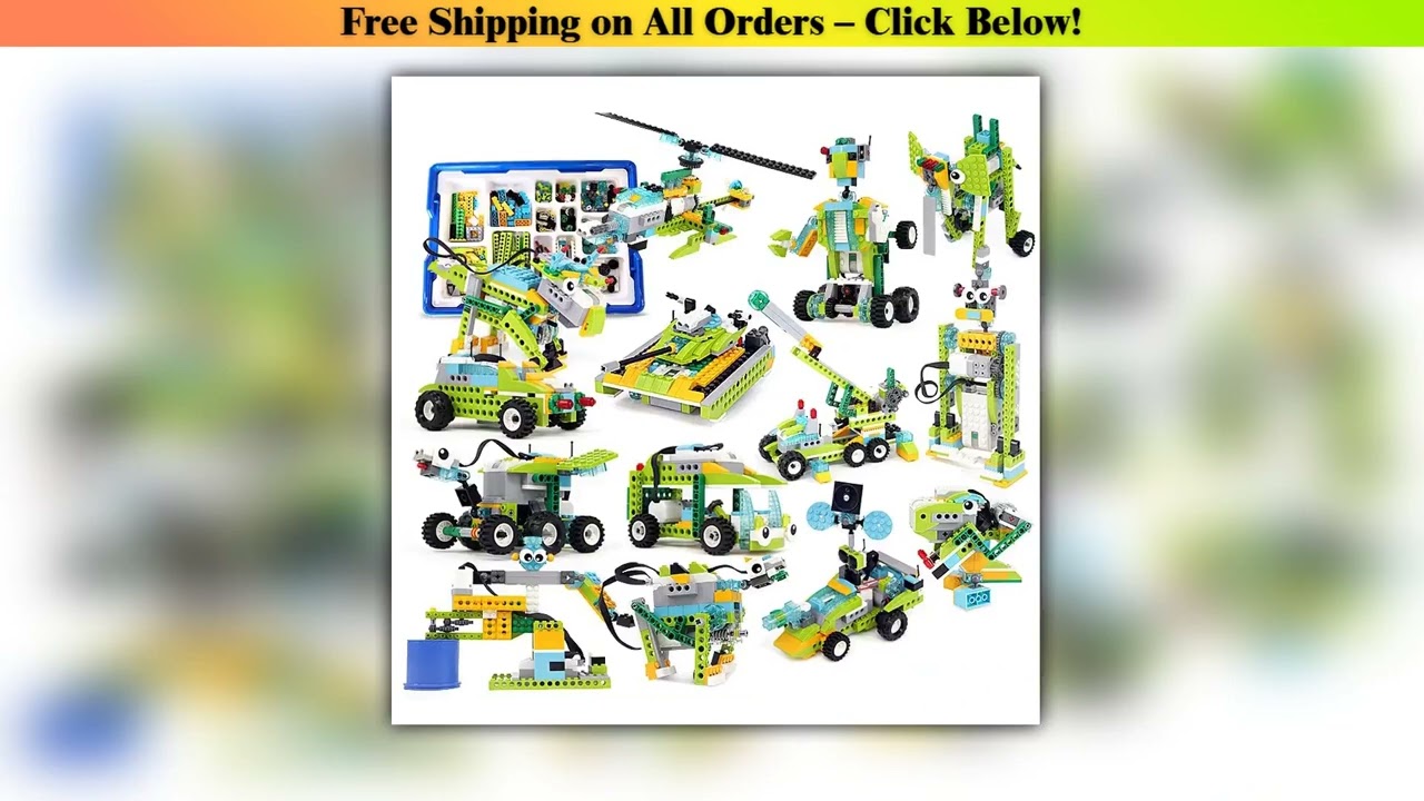 WeDo 2.0 Educational FunctionsParts Compatible 45300 Core Set Building Blocks DIY Toys Christmas