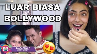 Indian Reaction to 'Goyang Hindi di Panggung Academy! Putri DA-Ridwan LIDA 'Bole Chudiyan' Enerjik'