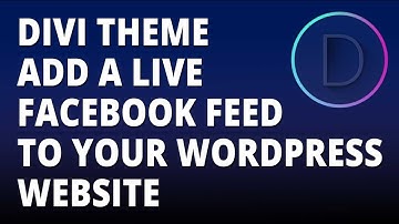 Divi Add a live facebook feed to your divi or any wordpress website 👈