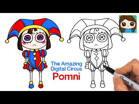 How to Draw Pomni | The Amazing Digital Circus