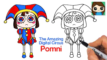How to Draw Pomni | The Amazing Digital Circus
