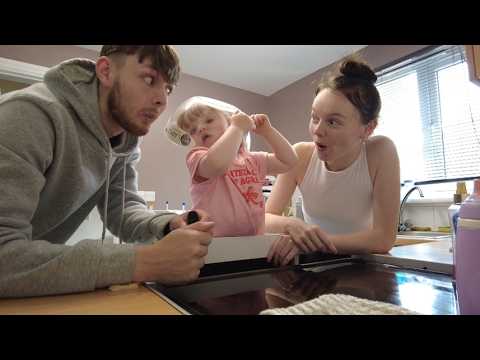 make brownies with our 2 year old.