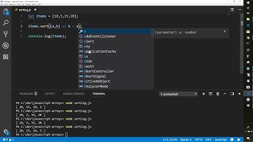 How to sort an array in JavaScript