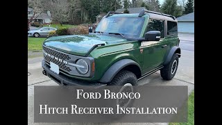 Bronco Hitch Receiver Installation