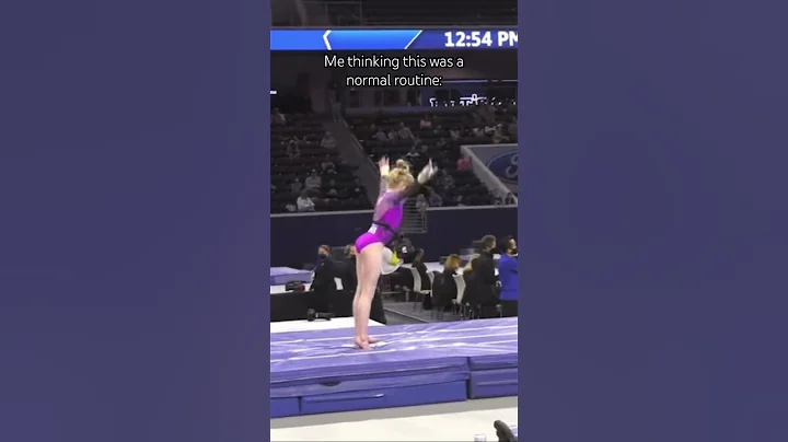 HOW is this ALLOWED? 😳 #gymnastics #olympics #flips #sports #shortfeed #viral #gymnast #fyp #edit
