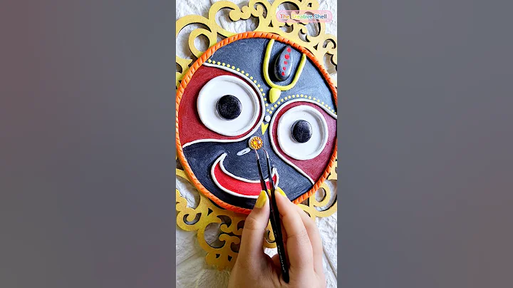 Lord #jagannath Lippan Art #youtubeshorts #shorts #lippanart #diy #claycraft #homedecor #art