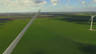 DJI Mavic Air 2 4K HDR Dreamy Windmill Farm