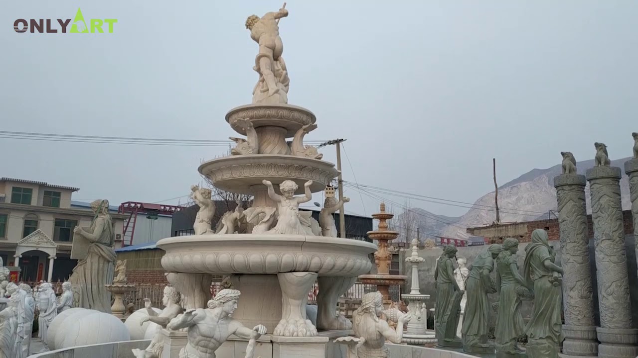 OnlyArt Sculpture Famous Marble Statue Fountain