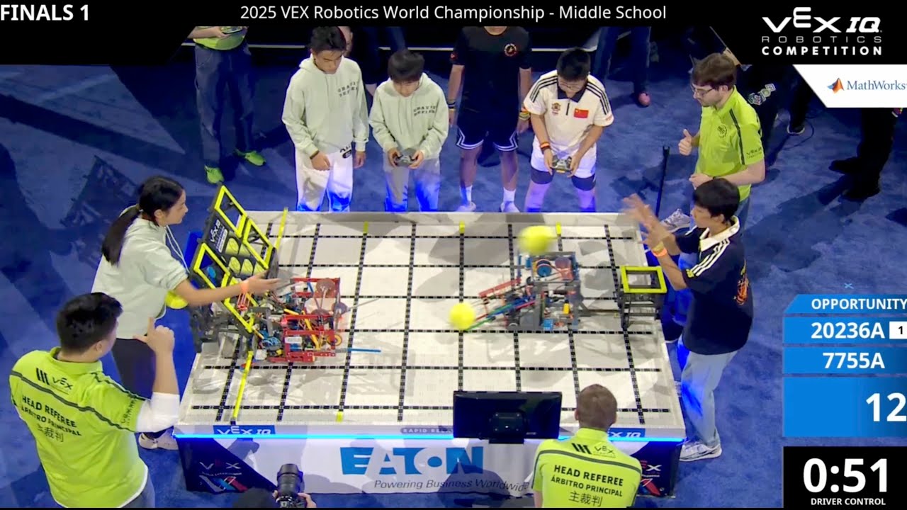 Финалист чемпионата мира VEXIQ, финал 1, средняя школа (2025)