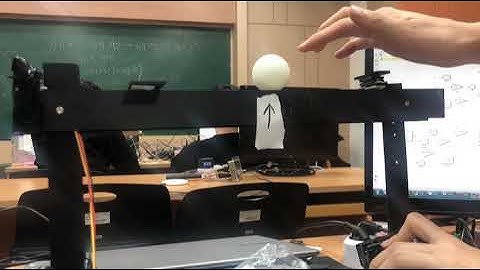 아주대학교 자동제어 실험 ball and beam pd control (after tuning)