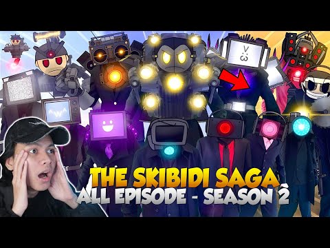 Reaction THE SKIBIDI SAGA Season 2! Ada TITAN G-MAN, What!?