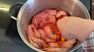 Easiest Way to Dye Yarn. Need Red Yarn? Make your own. 