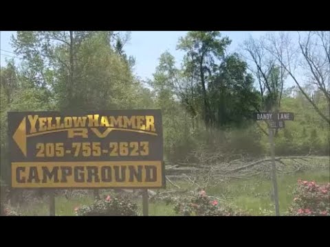 Yellow Hammer RV Campground/ Clanton / Alabama / RV Travel / RV Vlog