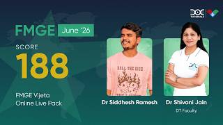 Fmge Toppers Interview Dr Siddhesh Ramesh - Score 188 Fmge Jun 26 Achiever Dr Shivani Jain