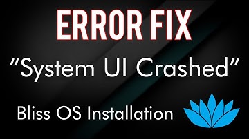 FIX: System UI Crashed After Lock Screen, Bliss OS x86 11 (UEFI Mode)