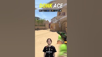 DONK ACE! 🤯 Insane Clutch in CS2! #shorts #donk