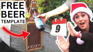 Man Cave DIY Plinko Drinko Beer Cap Bottle Opener | 12 days of Giftmas #9 | The Carpenter's Daughter screenshot 5