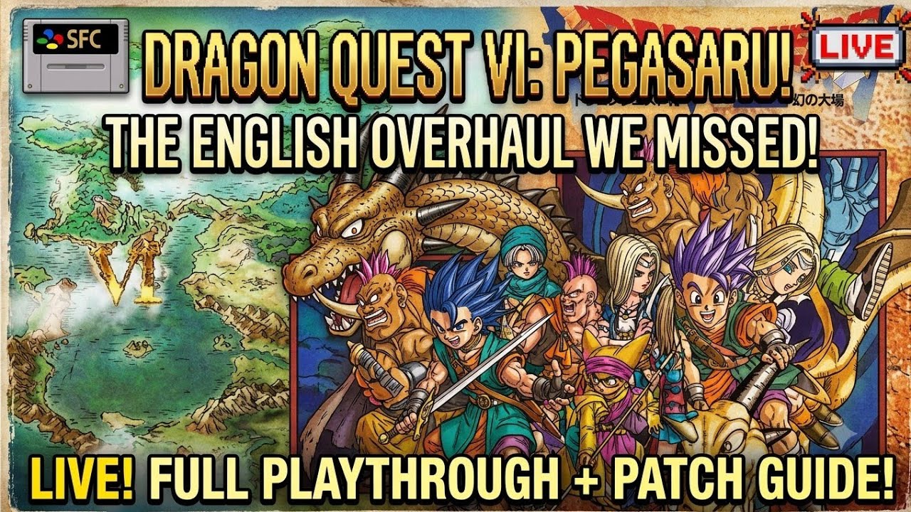 Dragon Quest VI (SNES) - Pegazaru English Fan Translation First
