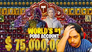 RANK 1 $75,000,000 UC MOST EXPENSIVE ACCOUNT | BEST Moments in PUBG Mobile