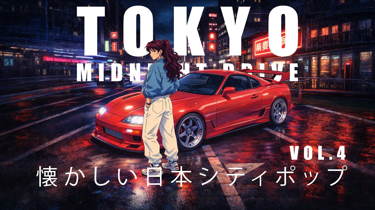 JAPAN 1980s City Pop – Japan Midnight Drive | 🇯🇵 日本の真夜中