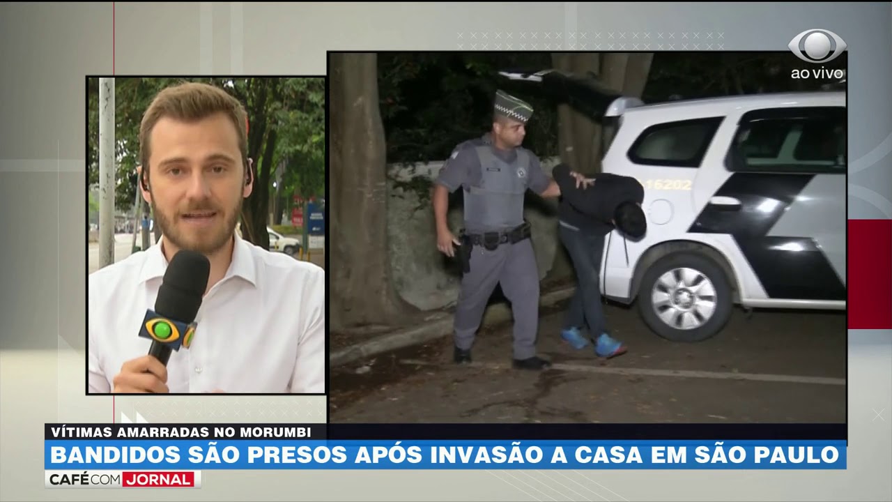 Bandidos são presos após invasão a casa em São Paulo cafe com jornal acabou