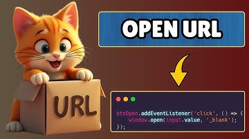 How to Open URL on Button Click in javascript