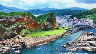 酋長岩｜瑞芳｜新北市｜遊隼｜空拍｜DJI｜輕旅遊｜海邊｜浮潛｜生態｜公園｜