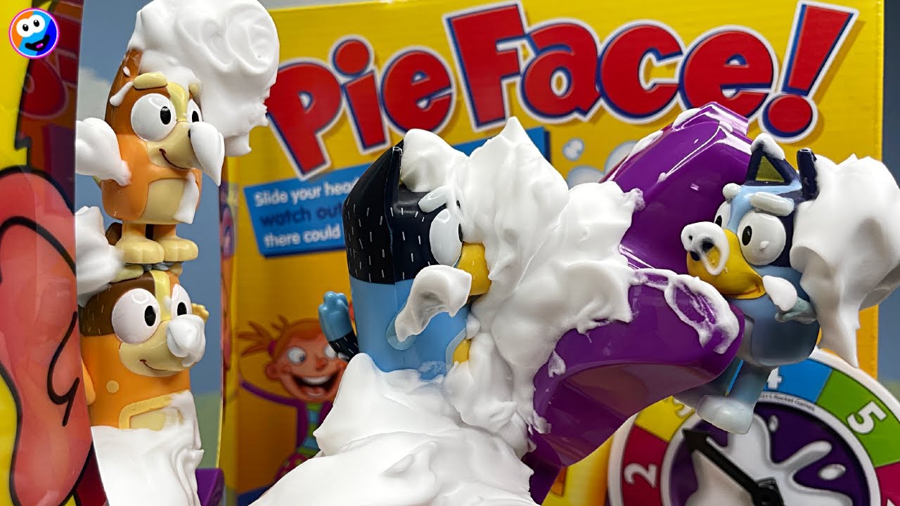Bluey and Bingo Play Pie Face 🥧