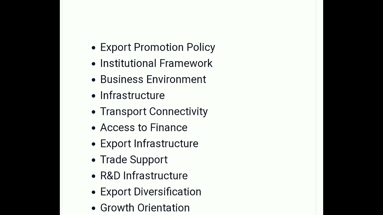 Export Preparedness Index . UPSC .