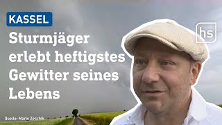 Unwetter in Kassel: Das hat Sturmjäger Mario Zeschik noch nie erlebt | hessenschau screenshot 2