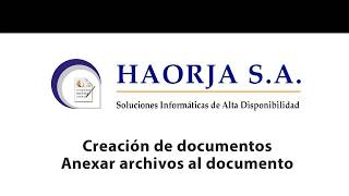 E-Doc Manager - Anexar Archivos Al Documento