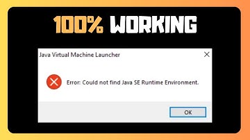 How To EASILY FIX Java Runtime Environment NOT FOUND  In Windows 11 (SOLVED)