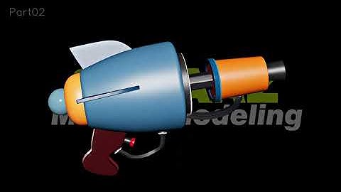 3D Sci-Fi Ray Gun Modeling in Maya – Part 02 | Hard Surface Modeling Workflow