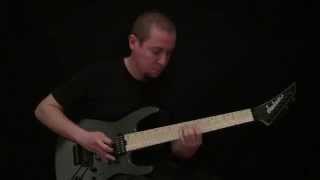 INFERNAL TENEBRA - &quot;Last Martyr Standing&quot; - Ivo Petrovic (Guitar Solo Playthrough)