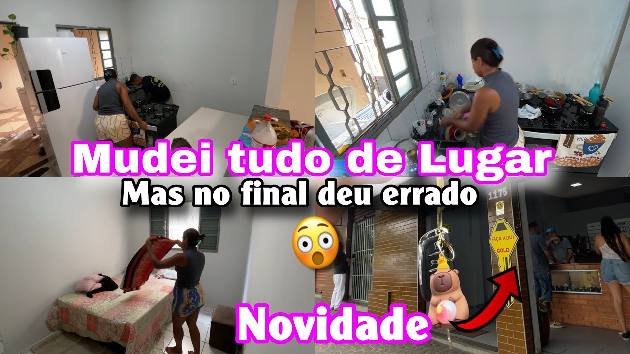 NOVIDADE 😱 AINDA SEM ACREDITAR || MUDEI TUDO DE LUGAR E NO FINAL DEU ERRADO 😓 