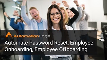 Automate Password Reset - Employee Onboarding Off Boarding | AutomationEdge