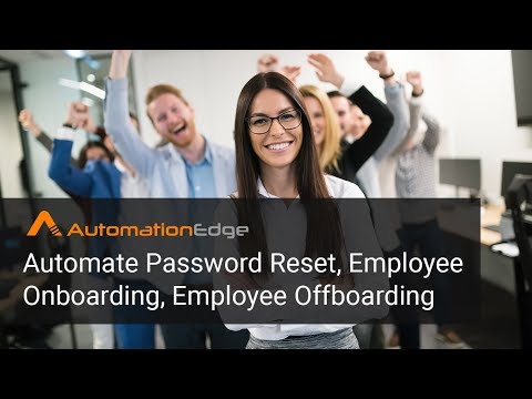 Automate Password Reset - Employee Onboarding Off Boarding | AutomationEdge