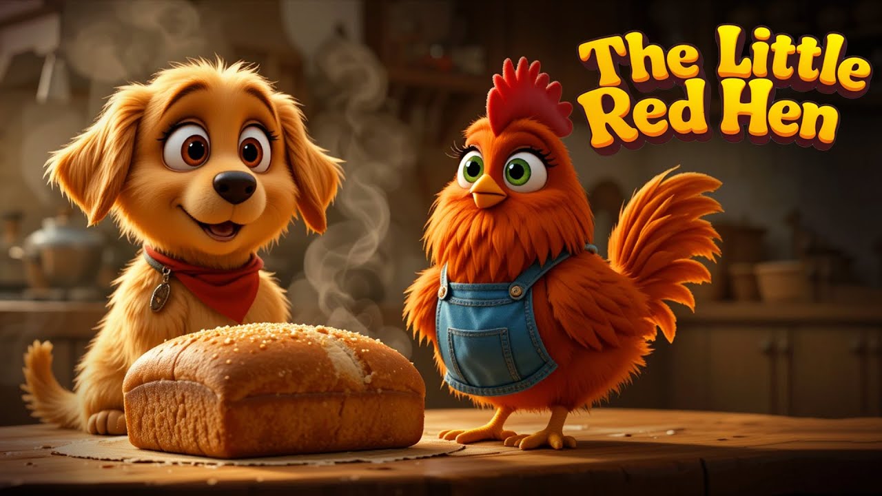The Little Red Hen Story 🐔🌾 | English Moral Stories | Bedtime Stories # ...