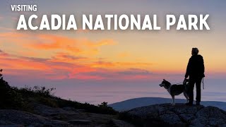 Visiting Acadia National Park with a Dog | Van Camping in Schoodic & Coastal Maine in September