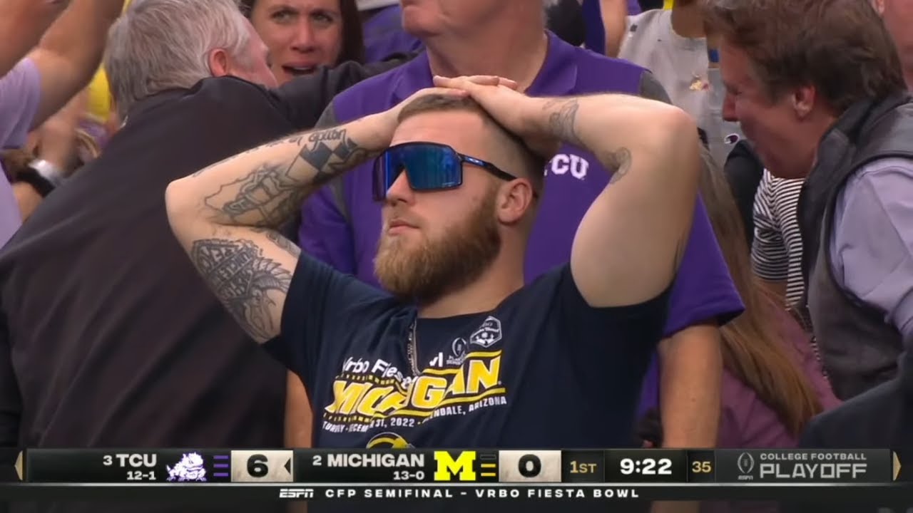TCU DB Bud Clark PICK SIX Vs Michigan 2022 College Football Win Big tcu-db-bud-clark-pick-six-vs-michigan-2022-college-football-win-big